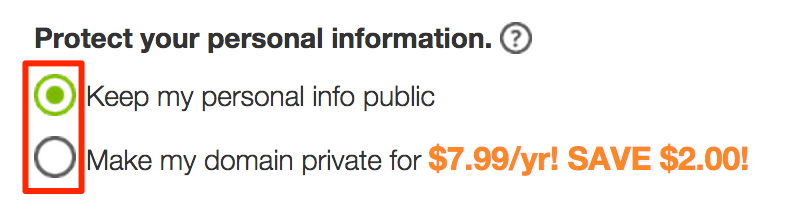 Protect your personal information
