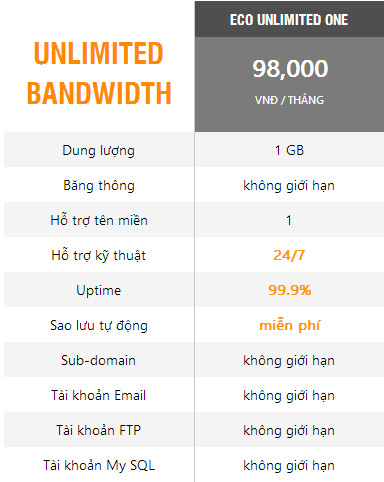 Thong so SSD Hosting