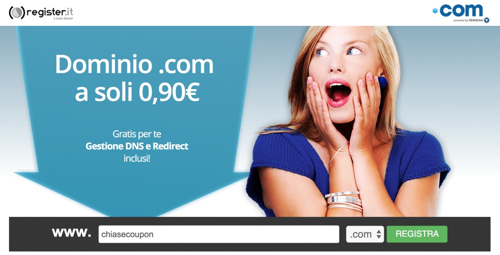Ten mien .COM 0.9 Register.it