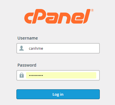 Login cPanel