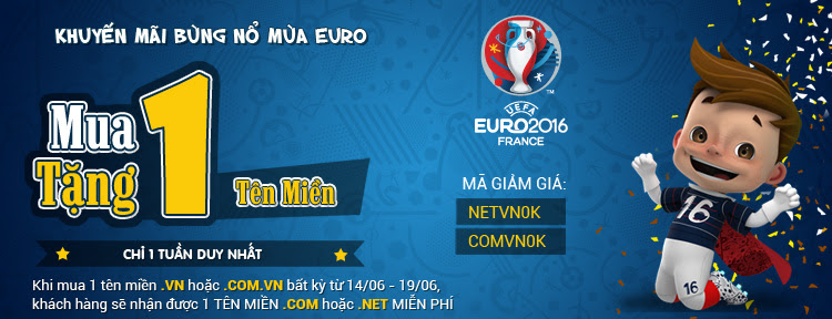 Mua 1 tang 1 ten mien .COM .NET tai Tenten