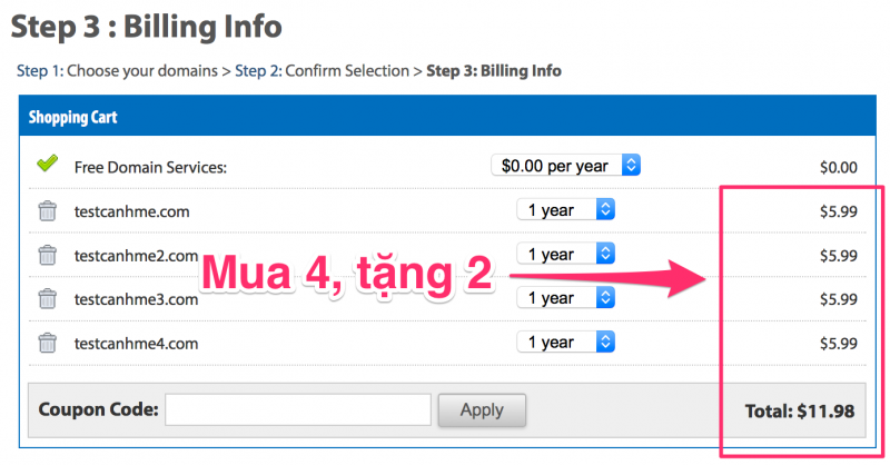 Netfirms Mua 4 tang 2
